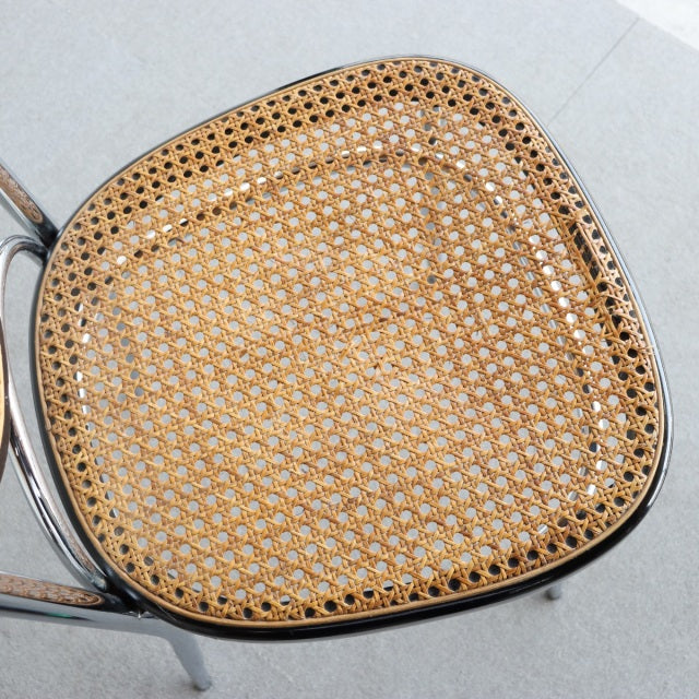 トーネットThonet NO. 17 クロム ハイバックダイニングチェア ダメージあり　ItemCode-23134b | 送料込