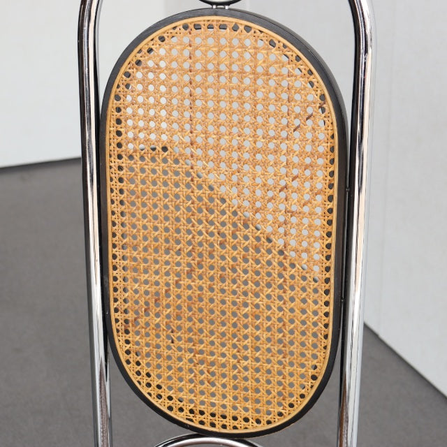 トーネットThonet NO. 17 クロム ハイバックダイニングチェア ダメージあり　ItemCode-23134b | 送料込