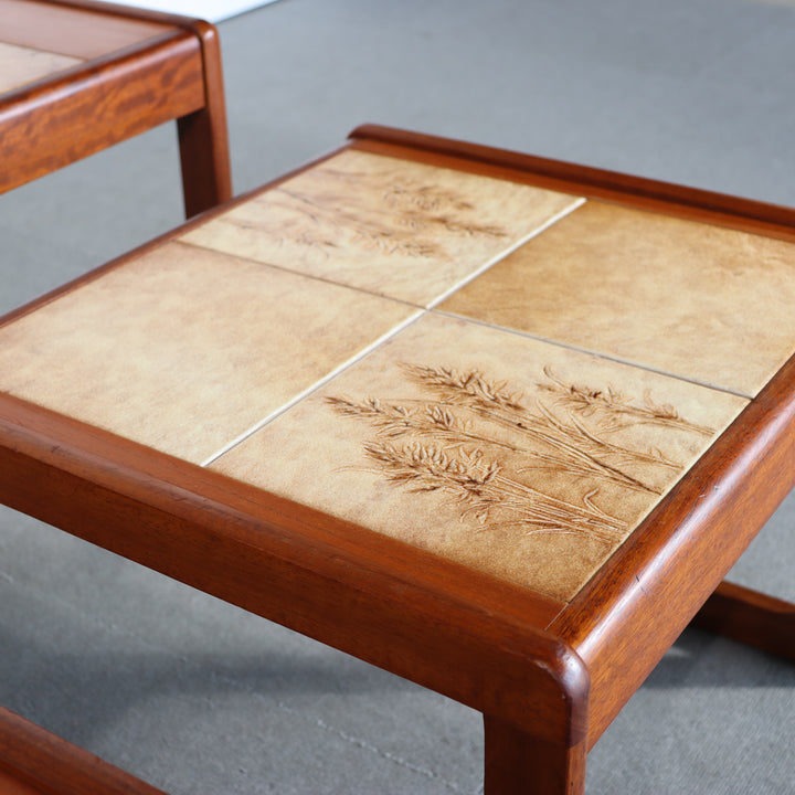 【comingsoon!】　TILED TOP NEST OF COFFEE TABLES (X3) ItemCode-AVON39 | 送料込