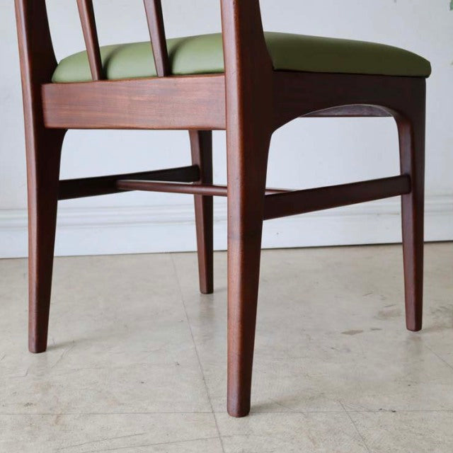 Set of four vintage mid-century teak dining chairs by British brand A.Younger Ltd.