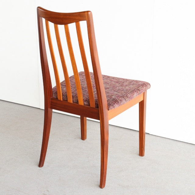 【名作】G-PLAN Slatted-back Dining Chair designed by Leslie G Dandy　座面張替済 商品番号23099f