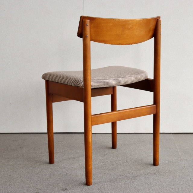 VINTAGE TEAK DINING CHAIR ヴィンテージダイニングチェア チーク材　座面張替済　商品番号23187c