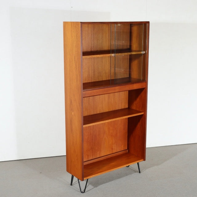 イギリス アンティーク家具 G-PLAN ブックケース 1960年頃 982A 送料込 | G-PLAN ヴィンテージシェルフ チーク材 ヘアピンレッグ