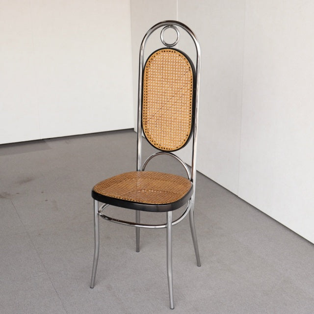 トーネットThonet NO. 17 クロム ハイバックダイニングチェア ダメージあり　ItemCode-23134b | 送料込
