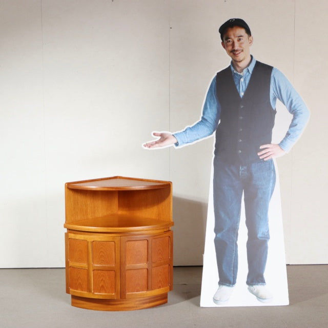 ネイサンNATHAN製コーナーキャビネット｜チーク材｜1960~70s　商品番号29101b