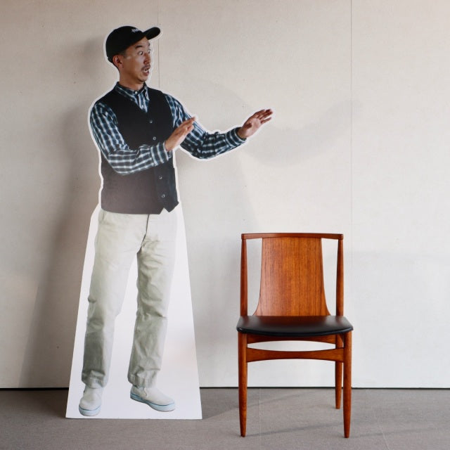 Y様引き取り専用！　TEAK CHAIR/CURVED BACK 　商品番号26036a