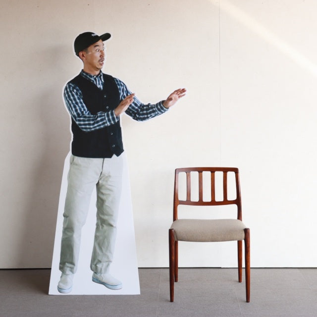 【デザイナー８０％】　J.L.モラー（J.L.Moller）No.83　デンマーク製ダイニングチェア　商品番号27022d