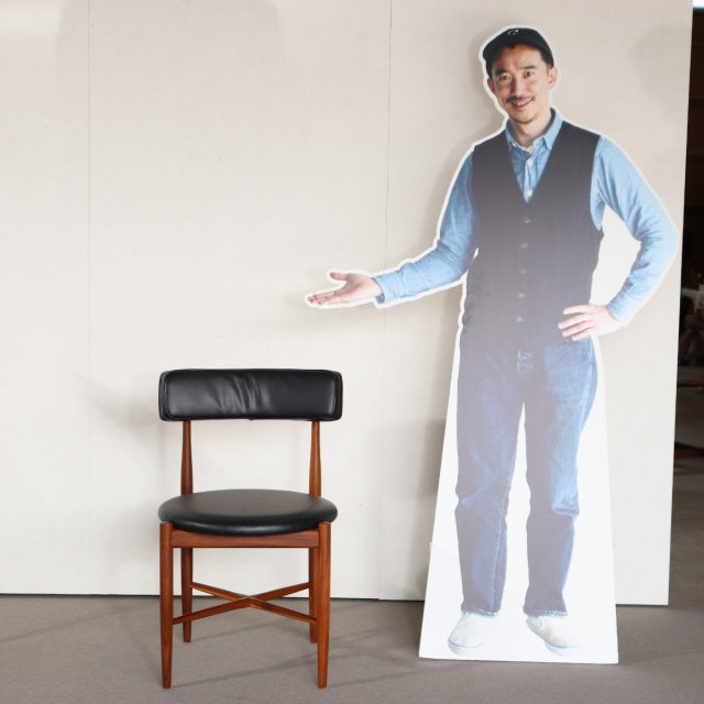 H様持ち帰り専用！【本人曰く、モテモテとのことです】　ヴィンテージサーキュラーダイニングチェア　チーク材　商品番号27016a