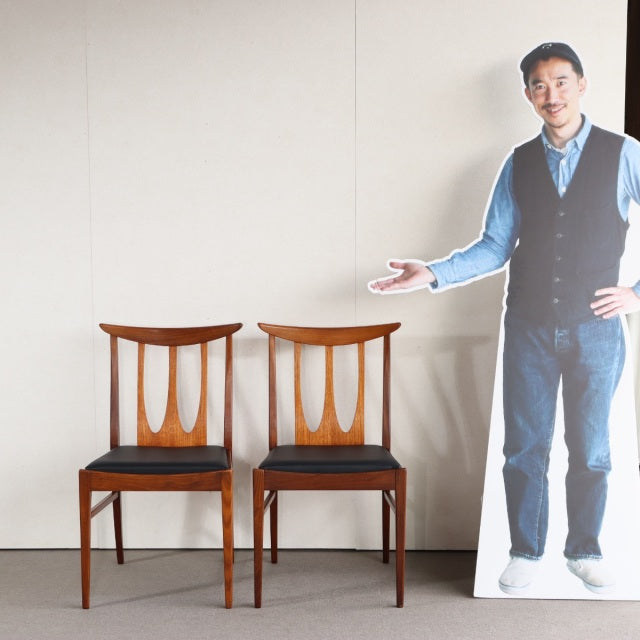 ジープランG-PLAN製ブラジリアシリーズ　ダイニングチェア　座面張替済　商品番号25164a
