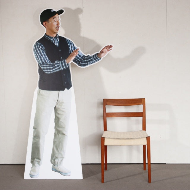 KD様持ち帰り専用【ちょっとしたシミや、クセ、アジこそが、生きてきた証、それが私と語る椅子】　ヴィンテージダイニングチェア　チーク材　商品番号29035b