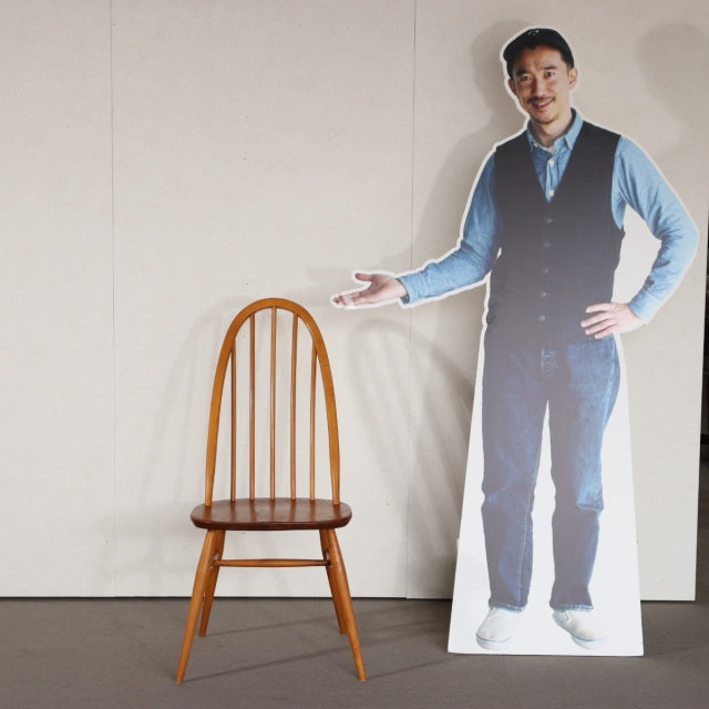 Ａサマ持ち帰り専用!【集合写真では最後列右端、時々見切れてます】　ヴィンテージハイバックダイニングチェア　商品番号29081a