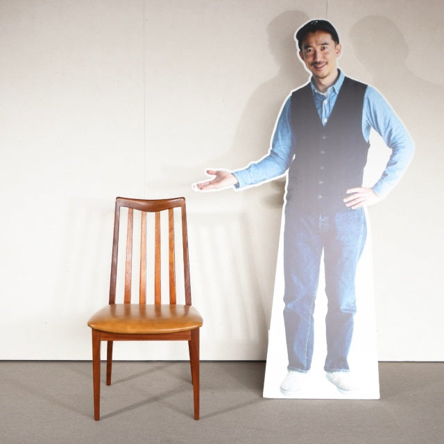 【親戚の集まりに必ずいる陽気なおじさん、てきな】ジープランG-PLAN製ダイニングチェア　商品番号29032b