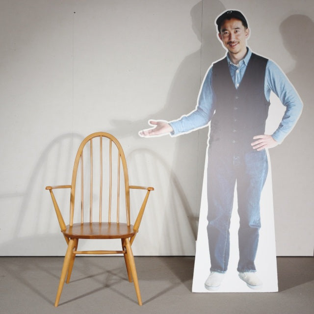 ERCOL(アーコール)ダイニングチェアひじ掛けアリ ItemCode-GLEN23a