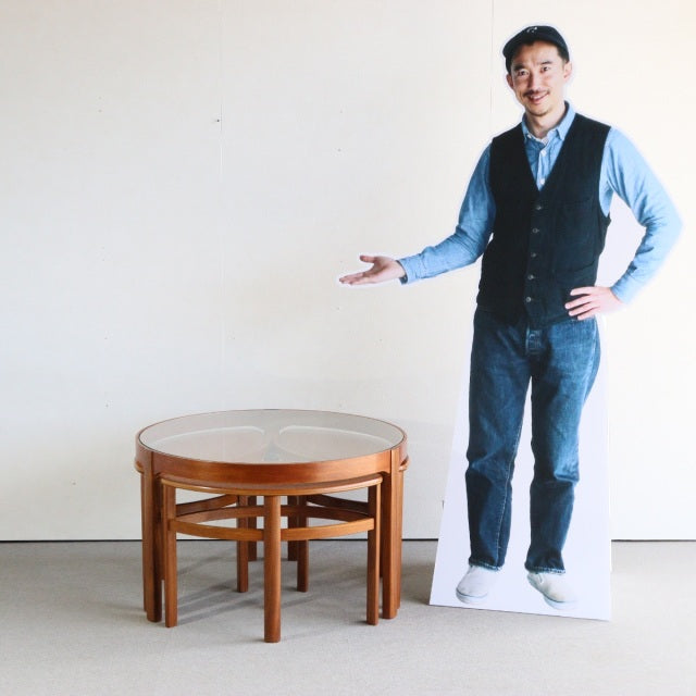 おとぎ話『飽きた職人』ネイサンNATHANのトリニティネストテーブル　商品番号25009