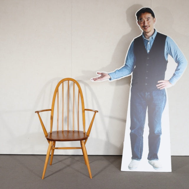 ERCOL(アーコール)ダイニングチェア ひじ掛けアリ ItemCode-29082b