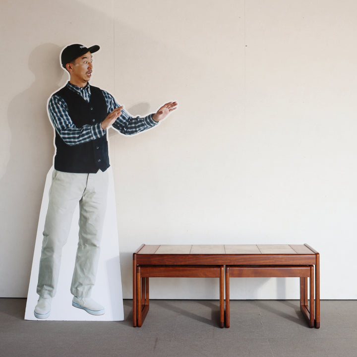 【comingsoon!】　TILED TOP NEST OF COFFEE TABLES (X3) ItemCode-AVON39 | 送料込
