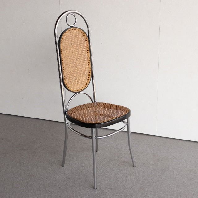 トーネットThonet NO. 17 クロム ハイバックダイニングチェア ダメージあり　ItemCode-23134b | 送料込