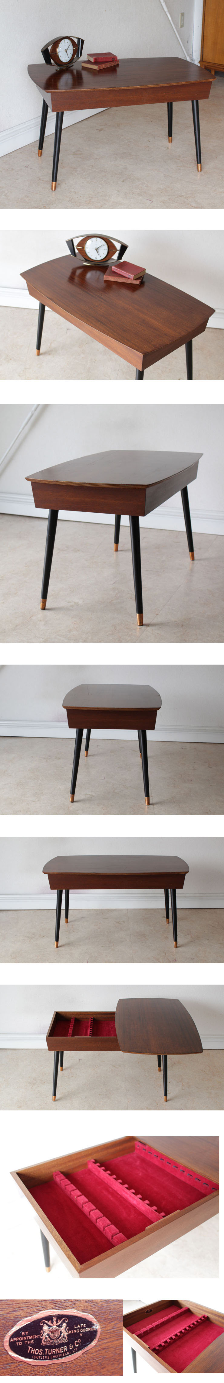 ミッドセンチュリー・コーヒーテーブル・チーク・ビンテージ