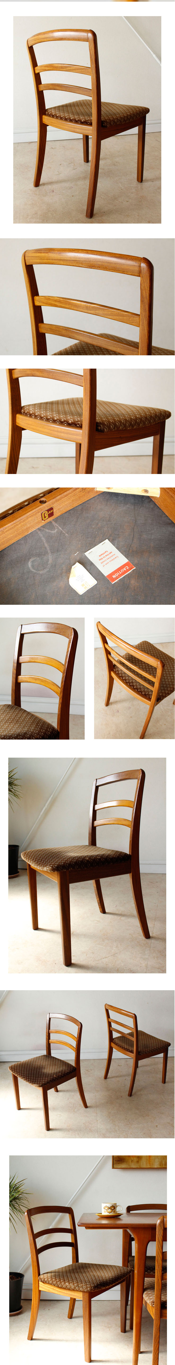 G-plan・ジープラン・ダイニングチェア・２脚セット・ビンテージ・アンティーク