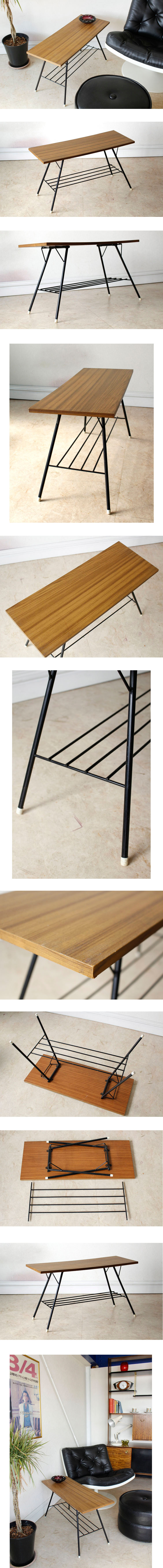 コーヒーテーブル・ビンテージ・ミッドセンチュリー・イギリス・チーク