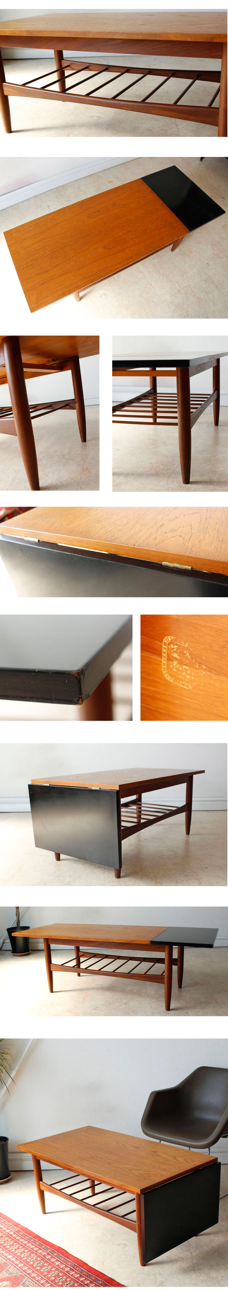 G-plan・ジープラン・コーヒーテーブル・ビンテージ・チーク・ミッドセンチュリー