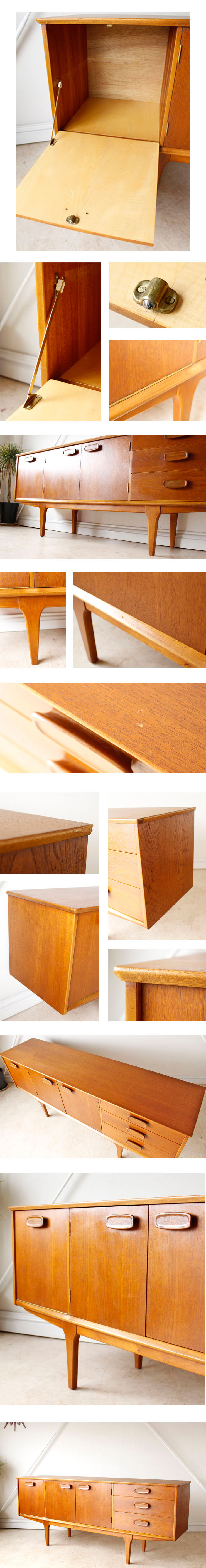 サイドボード・ジェンティーク・Jentique・チーク・ビンテージ・アンティーク