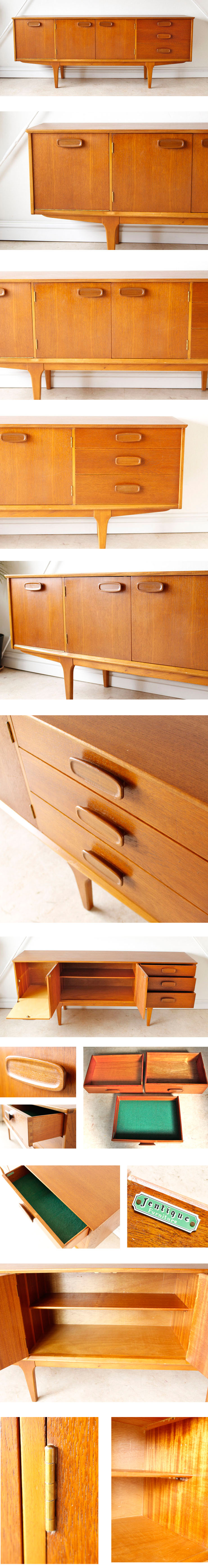 サイドボード・ジェンティーク・Jentique・チーク・ビンテージ・アンティーク