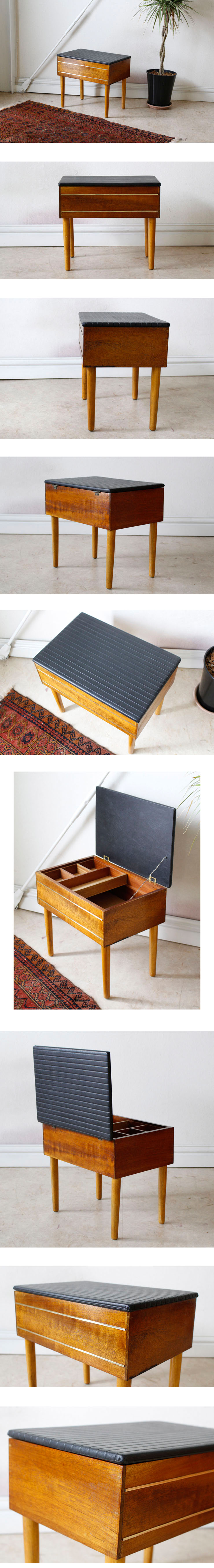 スツール・ソーイングボックス・裁縫箱・アンティーク・ビンテージ