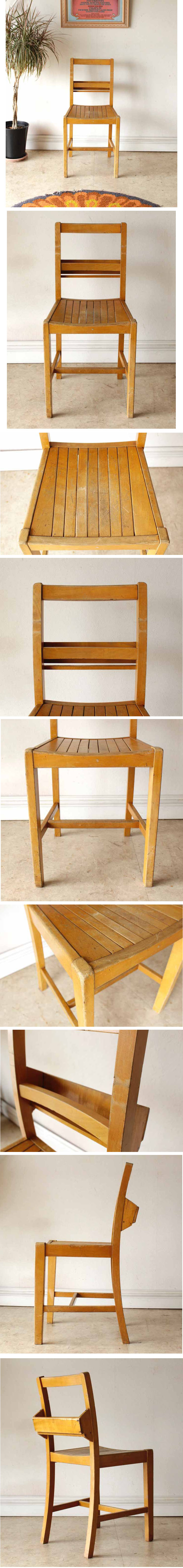 イギリス・チャーチチェア・椅子・無垢・アンティーク・ビンテージ・年代物
