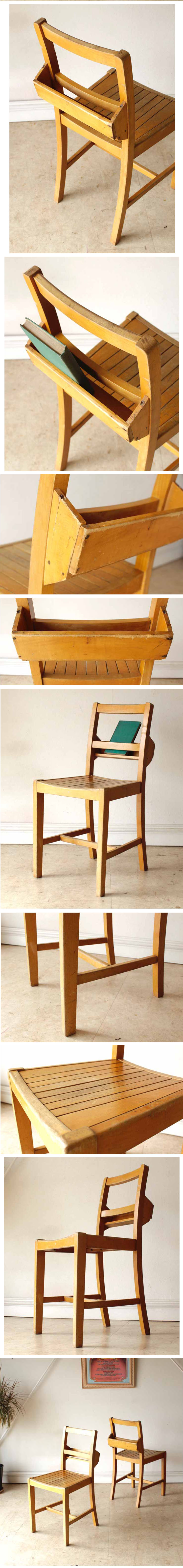 イギリス・チャーチチェア・椅子・無垢・アンティーク・ビンテージ・年代物