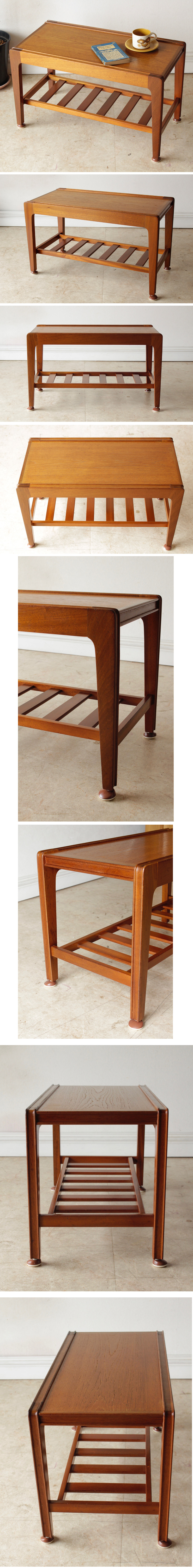 ヴィンテージコーヒーテーブル【チーク】センターテーブル・ミッドセンチュリー家具イギリス