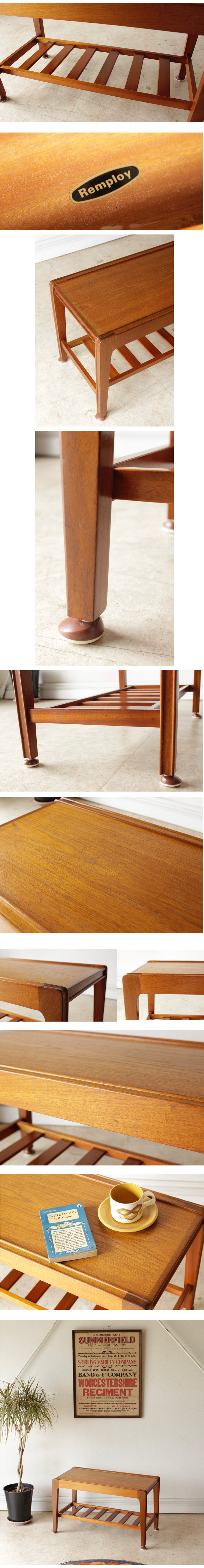 ヴィンテージコーヒーテーブル【チーク】センターテーブル・ミッドセンチュリー家具イギリス