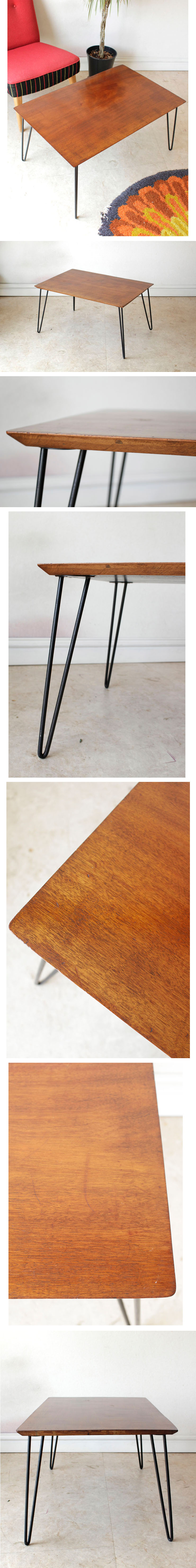 イギリス・ビンテージ・コーヒーテーブル・センターテーブル・ミッドセンチュリー・アンティーク・机