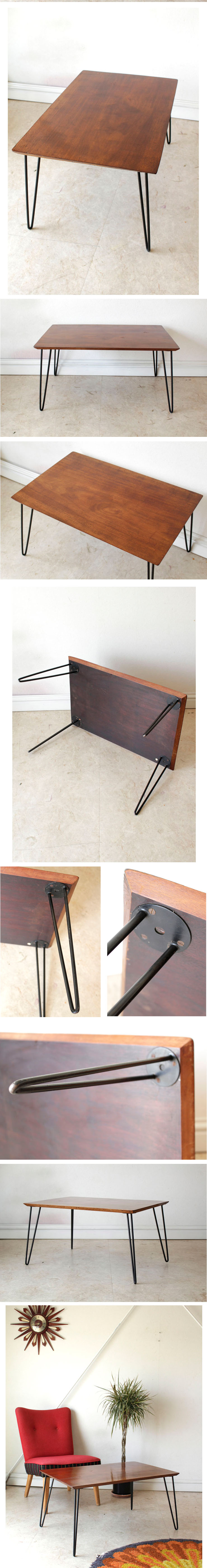 イギリス・ビンテージ・コーヒーテーブル・センターテーブル・ミッドセンチュリー・アンティーク・机