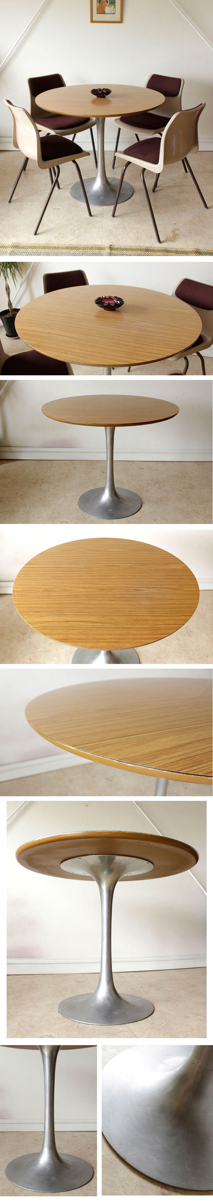 チューリップテーブル・ダイニングテーブル・Arkana・ビンテージ・アンティーク