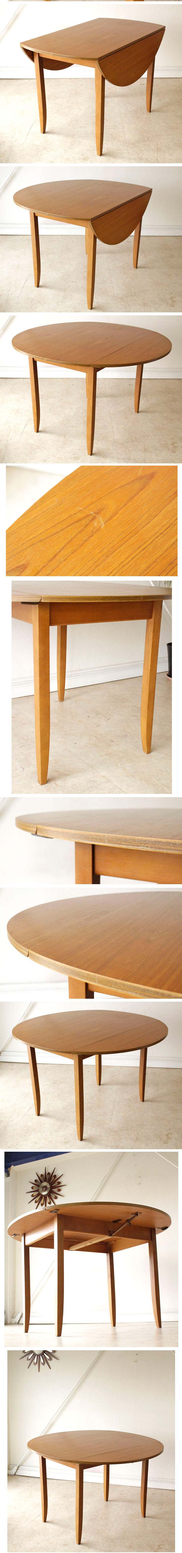 イギリス・ダイニングテーブル・ドロップリーフ・アンティーク・ビンテージ