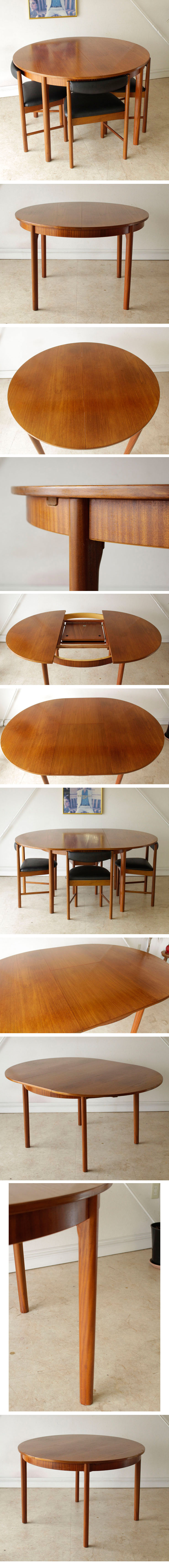 マッキントッシュ・ダイニングテーブル・ダイニングチェア・チーク・ミッドセンチュリー・ビンテージ・アンティーク