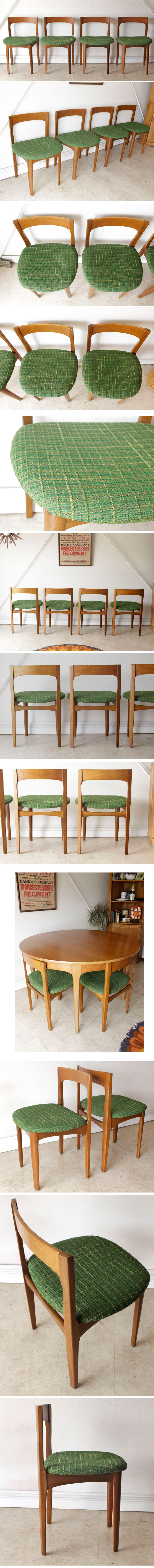 Nathanヴィンテージ ダイニングチェア　英国アンティーク　ネイサン 椅子　② ネイサンNATHAN ダイニングチェア 商品番号24132d