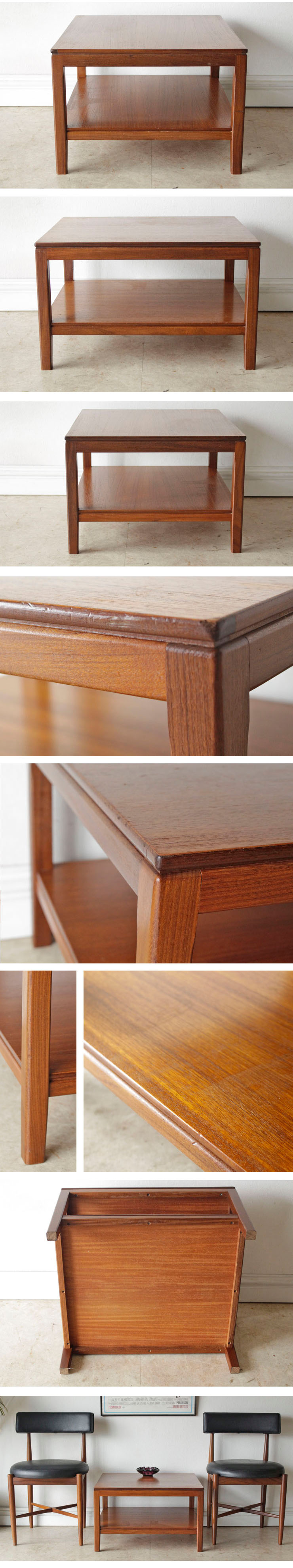 イギリス製・コーヒーテーブル・サイドテーブル・ビンテージ・アンティーク