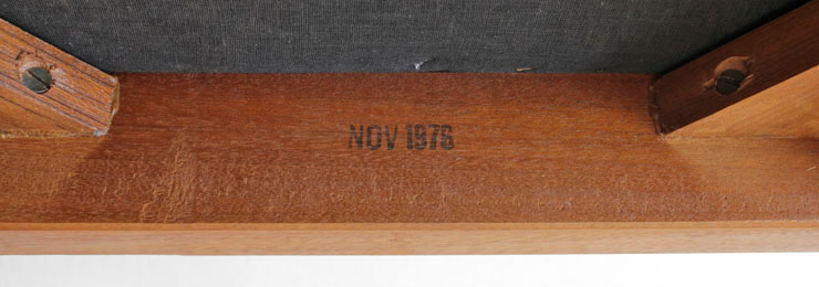 イギリス製・ビンテージ・マッキントッシュ・ダイニングチェアー・布製・4脚・アンティーク