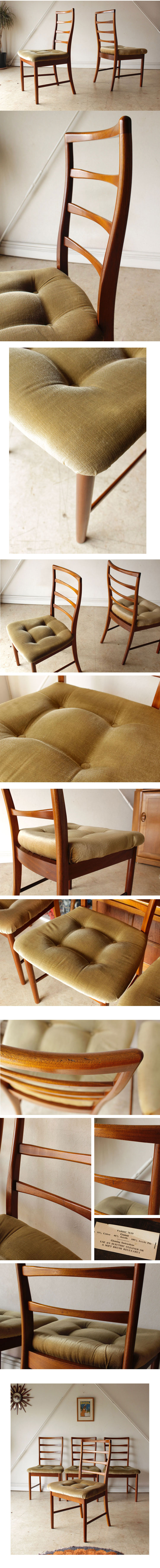 ダイニングチェア・４脚セット・ビンテージ・アンティーク・家具・イギリス・マッキントッシュ製品