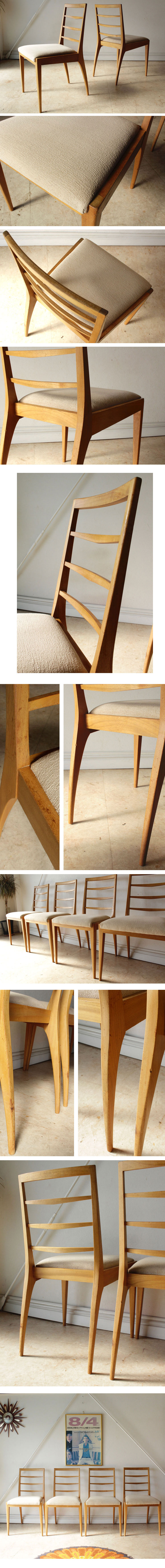 イギリス製ヴィンテージダイニングチェア椅子、マッキントッシュ製