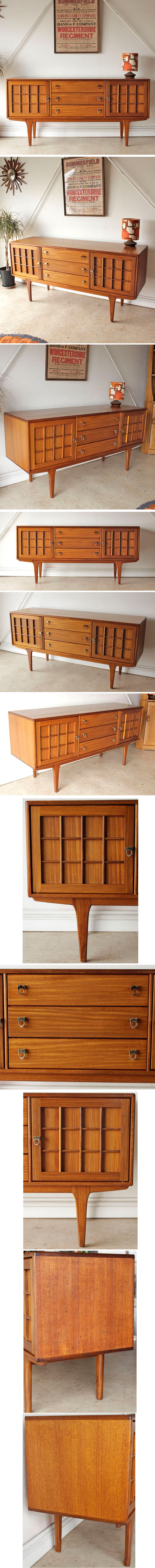 イギリス製Younger社（ヤンガー）ビンテージ【チーク】サイドボード・テレビボード/アンティーク家具・北欧014035