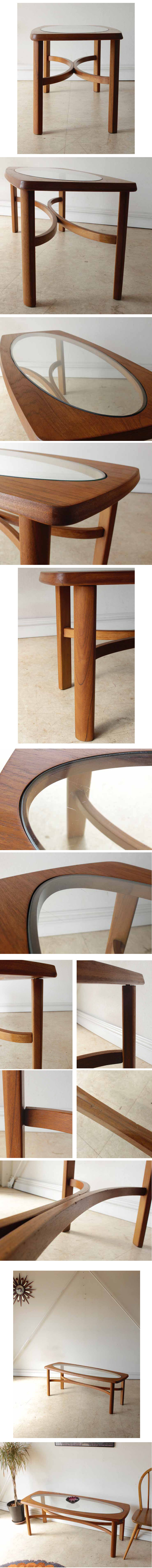 Nathanネイサン・コーヒーテーブル・センターテーブル・ガラス・チーク・ビンテージ家具ミッドセンチュリー家具アンティーク北欧