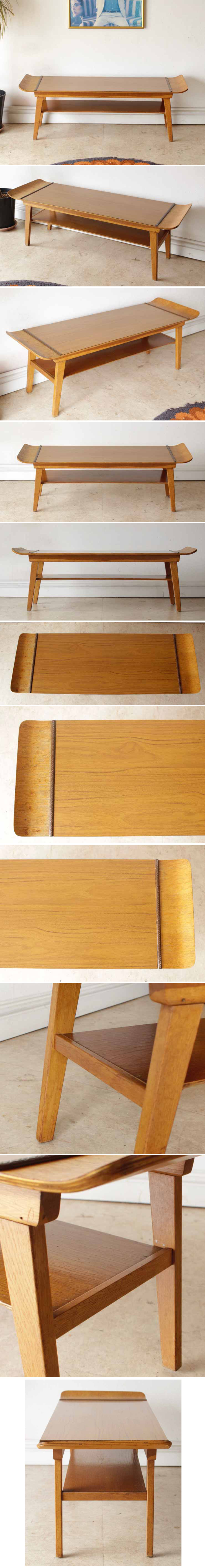 イギリス製・MYER社製/ビンテージ・コーヒーテーブル・センターテーブル/Formica・フォーマイカ
