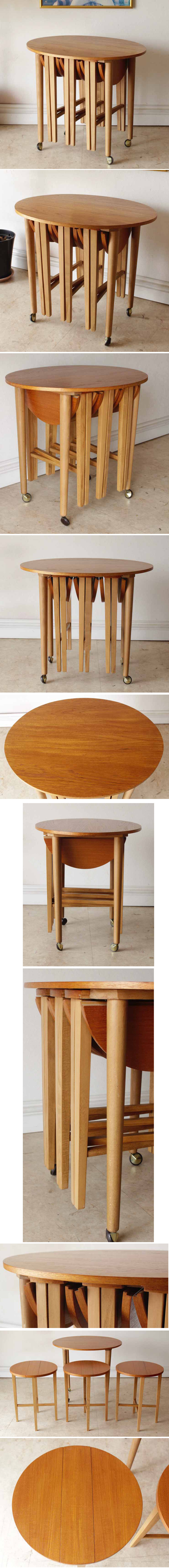 ビンテージアンティーク・サイドテーブル・コーヒーテーブル・ネストテーブル・イギリス製家具