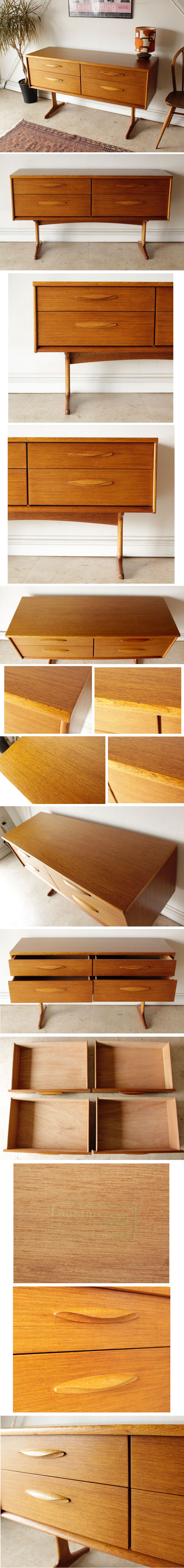 サイドボード・チェスト・オースティンスイート・チーク・収納・ビンテージ・アンティーク・北欧・イギリス