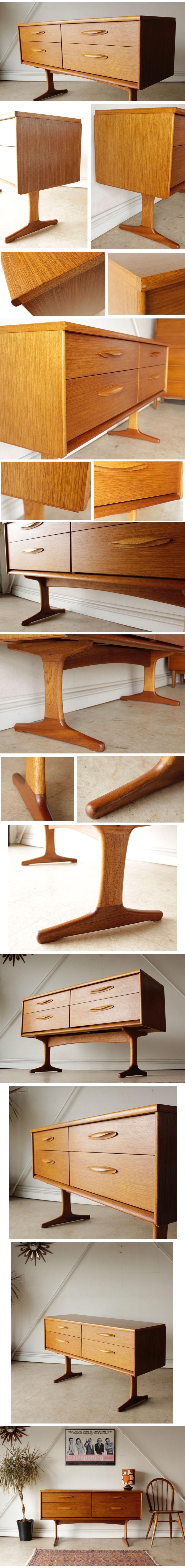 サイドボード・チェスト・オースティンスイート・チーク・収納・ビンテージ・アンティーク・北欧・イギリス