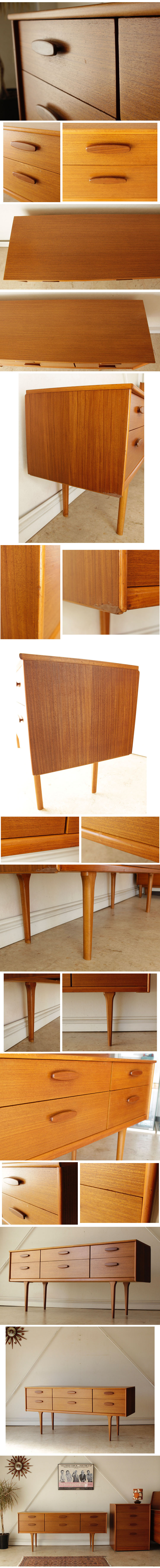 サイドボード・チェスト・オースティンスイート・チーク・収納・ビンテージ・アンティーク・北欧・イギリス