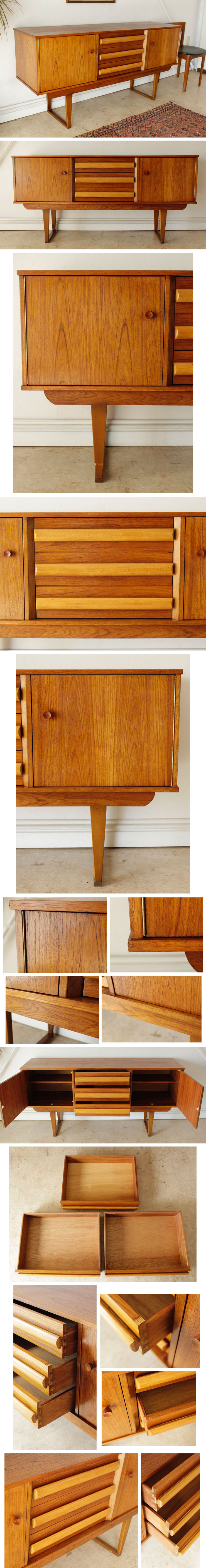 サイドボード・チーク・収納・ビンテージ・アンティーク・イギリス・北欧・ミッドセンチュリー